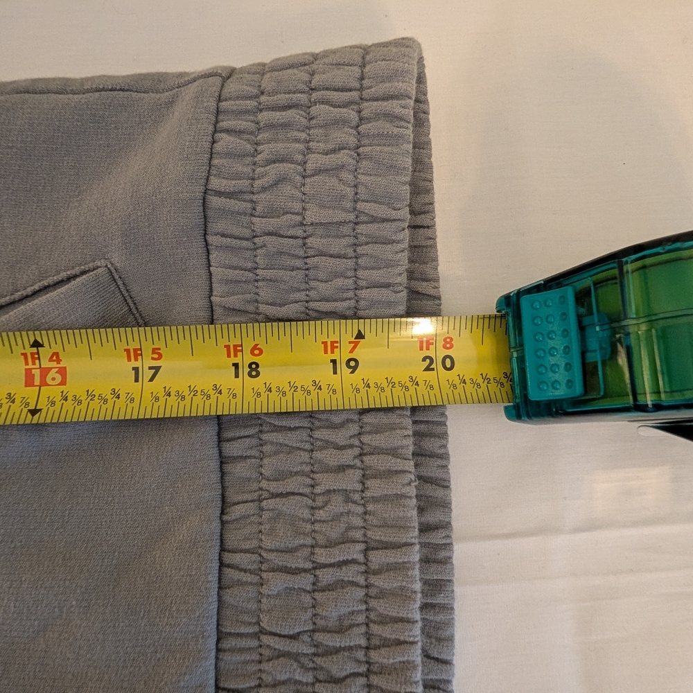 Loft Gray Blue Drawstring Collar Jacket - image 4